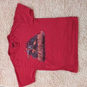 Marvel Deadpool Red Short Sleeve Tee Shirt M‎